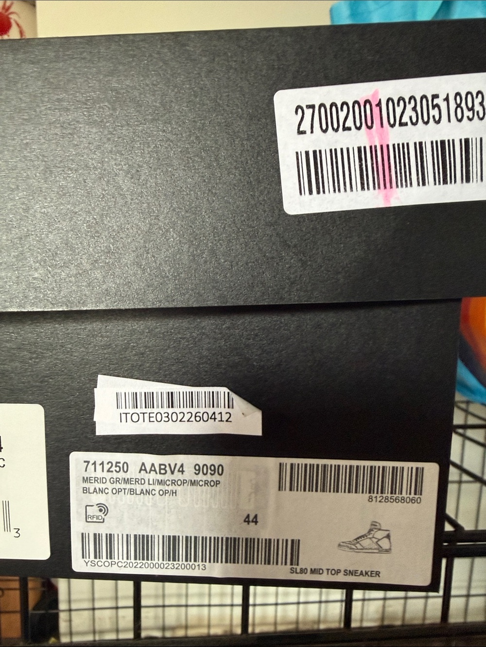 *BRAND NEW* Saint Laurent SL 80 Mid Top Sneakers - Picture 7 of 7